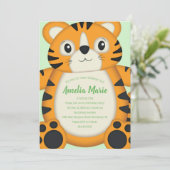 Invitation Tiger Anniversaire Vert (Debout devant)