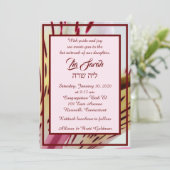 Invitation Tiger Lily (Debout devant)