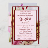 Invitation Tiger Lily (Devant / Derrière)