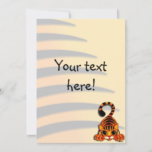 Invitation - Tiggy the Tiger (Devant)