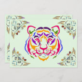 Invitation Tigre (Devant / Derrière)