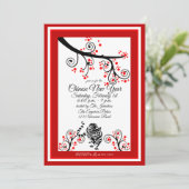 Invitation Tigre du Nouvel An chinois 2022 (Debout devant)