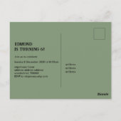 Invitation tigre garçon anniversaire fête animal j (Dos)