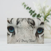 Invitation Tigre sibérien blanc (Debout devant)