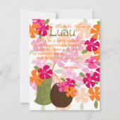 Invitation Tiki Blossoms (Devant)