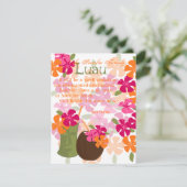 Invitation Tiki Blossoms (Debout devant)