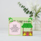 Invitation Tiki Luau Party (Debout devant)