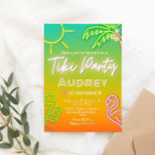 Invitation Tiki Party - Anniversaire