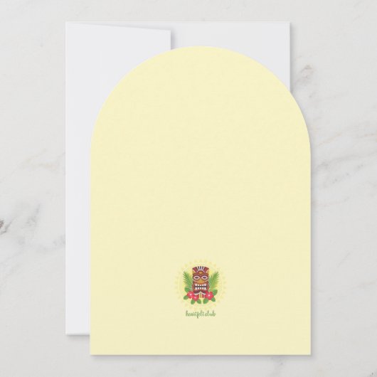 Invitation Tiki Time (Dos)