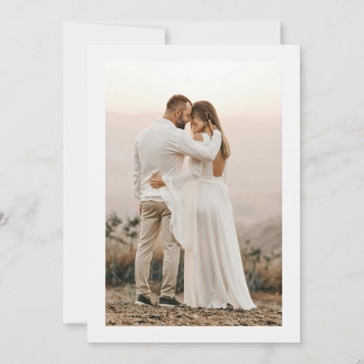 Invitation Til Death Do Us Part Photo Halloween Mariage (Dos)