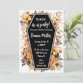 Invitation Til Death Do Us Party, Floral Bachelorette Party (Debout devant)
