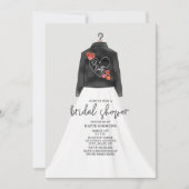 Invitation Til Death Veste en cuir Mariage robe nuptiale (Devant)