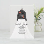 Invitation Til Death Veste en cuir Mariage robe nuptiale (Debout devant)