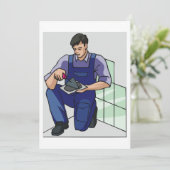 Invitation Tiler au travail (Debout devant)