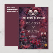 Invitation Till Death Do Us Part (Devant / Derrière)