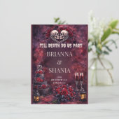 Invitation Till Death Do Us Part (Debout devant)