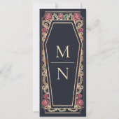 Invitation Till Death Do Us Part Blue Goth Save Date (Dos)