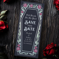 Till Death Do Us Part Blue Goth Save Date