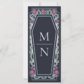 Invitation Till Death Do Us Part Blue Goth Save Date (Dos)