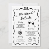Invitation Till Death Do Us Party Bachelorette Weekend (Dos)