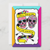 Invitation Till Death Do Us Party - Neon Mariage (vide) (Devant)