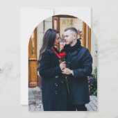 Invitation Till Death Gothic Skuls Photo Mariage Arch (Dos)