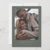 Invitation Timberline | Faire suivre la forêt et le mariage e (Dos)