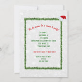 Invitation Timbre de Noël (Dos)