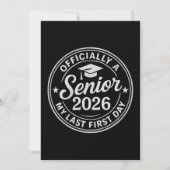 Invitation Timbre Premier Jour Senior 2026 (Devant)