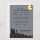 Invitation timbrée de Halloween (Dos)