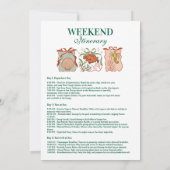 Invitation Timbres et vaches côtières Célébration "She’s a Ca (Dos)