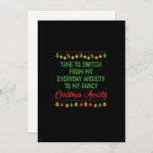Invitation Time to Switch From My Everyday Anxiety To Fancy C (Devant / Derrière)