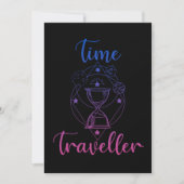 Invitation Time Traveler Space Science Fiction Future Passé G (Devant)