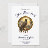 Invitation Timekeeper Raven – Gothic Clockwork  (Devant)