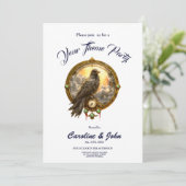 Invitation Timekeeper Raven – Gothic Clockwork  (Debout devant)