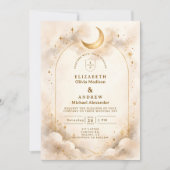 Invitation Timeless Celestial Romance Wedding (Devant)