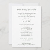 Invitation Timeless Christmas Poinsettia Photo Wedding (Dos)