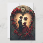Invitation Timeless Love –Victorian Gothic Wedding Collection (Dos)