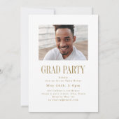 Invitation Timeless Magazine Cover Photo Graduation Invitatio (Dos)