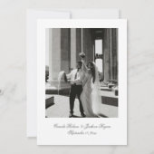 Invitation Timeless Old Money Black and White Wedding (Dos)