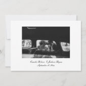 Invitation Timeless Old Money Black and White Wedding Invitat (Dos)