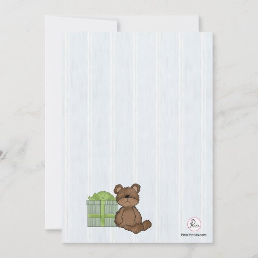 Invitation timide de partie de Cutie (Dos)