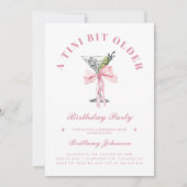 Invitation Tini Bit Ancien Chic Martini (Devant)