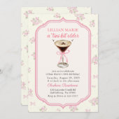 Invitation Tini Bit Ancien Espresso Martini Coquette Annivers (Devant / Derrière)