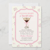 Invitation Tini Bit Ancien Espresso Martini Coquette Annivers (Devant)