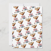 Invitation Tini Bit Ancien Espresso Martini Rose Bow Annivers (Dos)