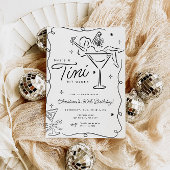 Invitation Tini Bit Anniversaire de Martini Whimsical