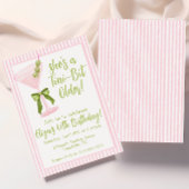 Invitation Tini Bit Anniversaire, Martini Rose & Vert