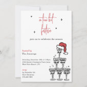 Invitation Tini Bit Festive Martini Cocktail de Noël (Devant)