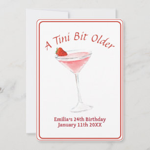 Invitation Tini Bit Older - Berry Drink Thème